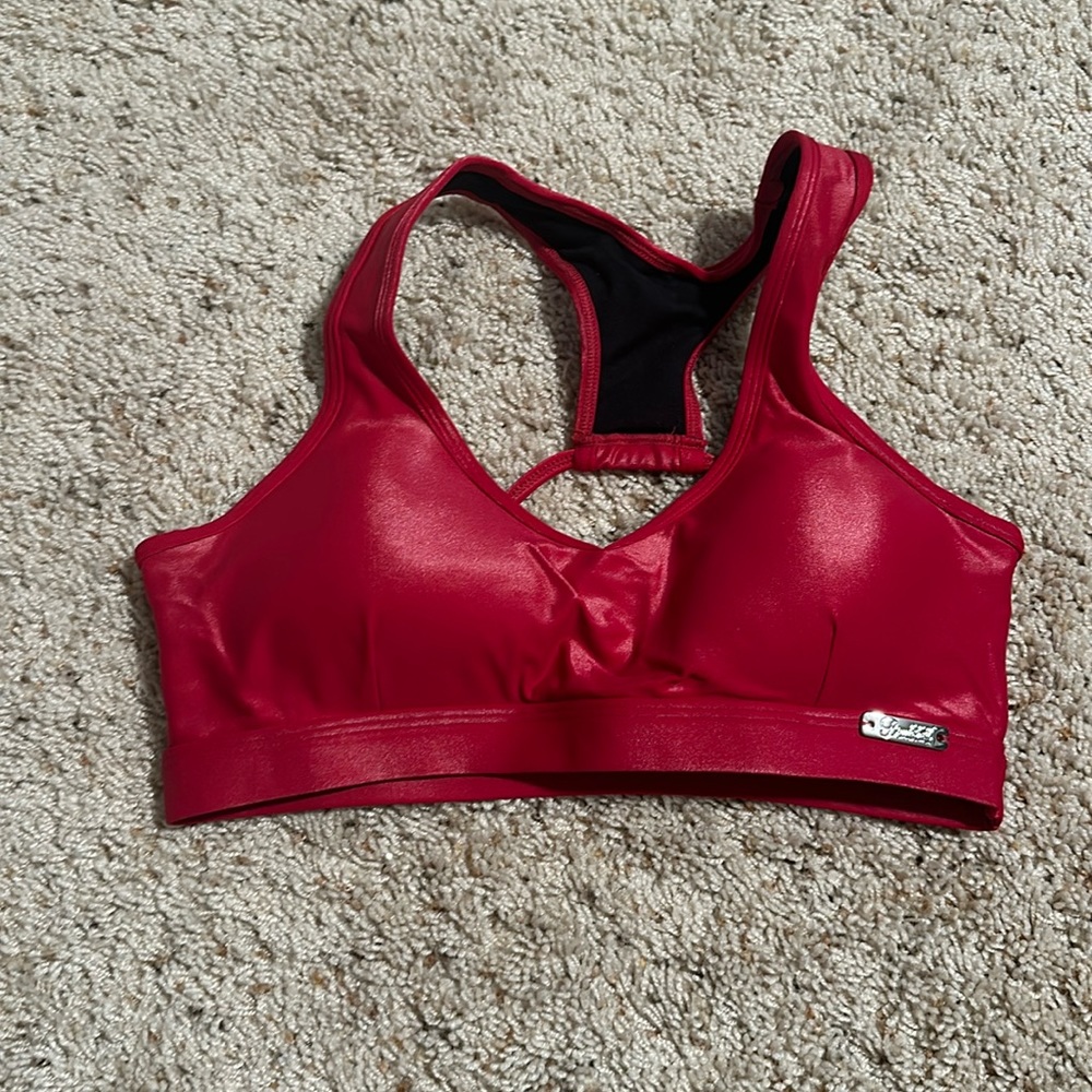 Bombshell Sportswear Red Sports Bra